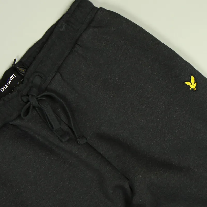Lyle and Scott Racked Jogger - Black Ice Marl-1